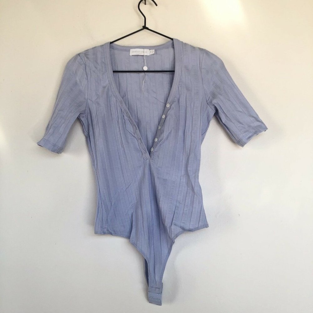 JONATHAN SIMKHAI STANDARD Connie Bodysuit Sky Blue - Picture 8 of 8